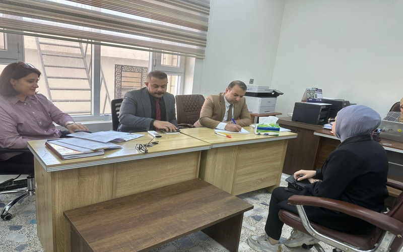 قسم التاريخ يجري امتحان القبول المباشر والمقابلة للطلبة المتقدمين